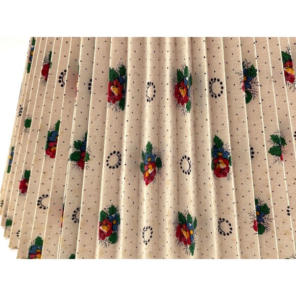 Vintage Pierre Deux Provencal Fabric Lamp Shade Hardback Pleated 12" x 9" RARE - Picture 5 of 9